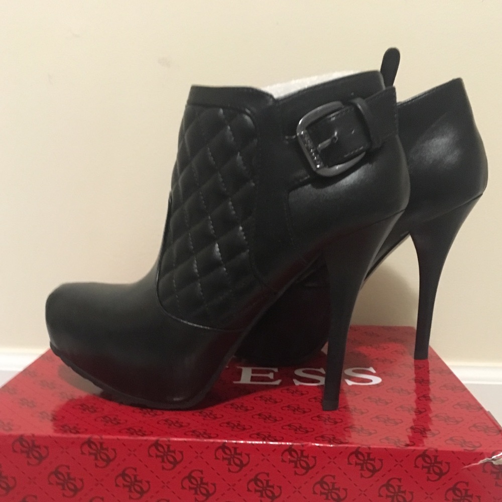 Guess Black Booties